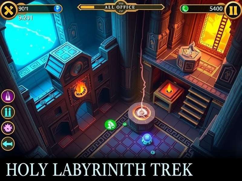 Holy Labyrinth Trek Game Screenshot